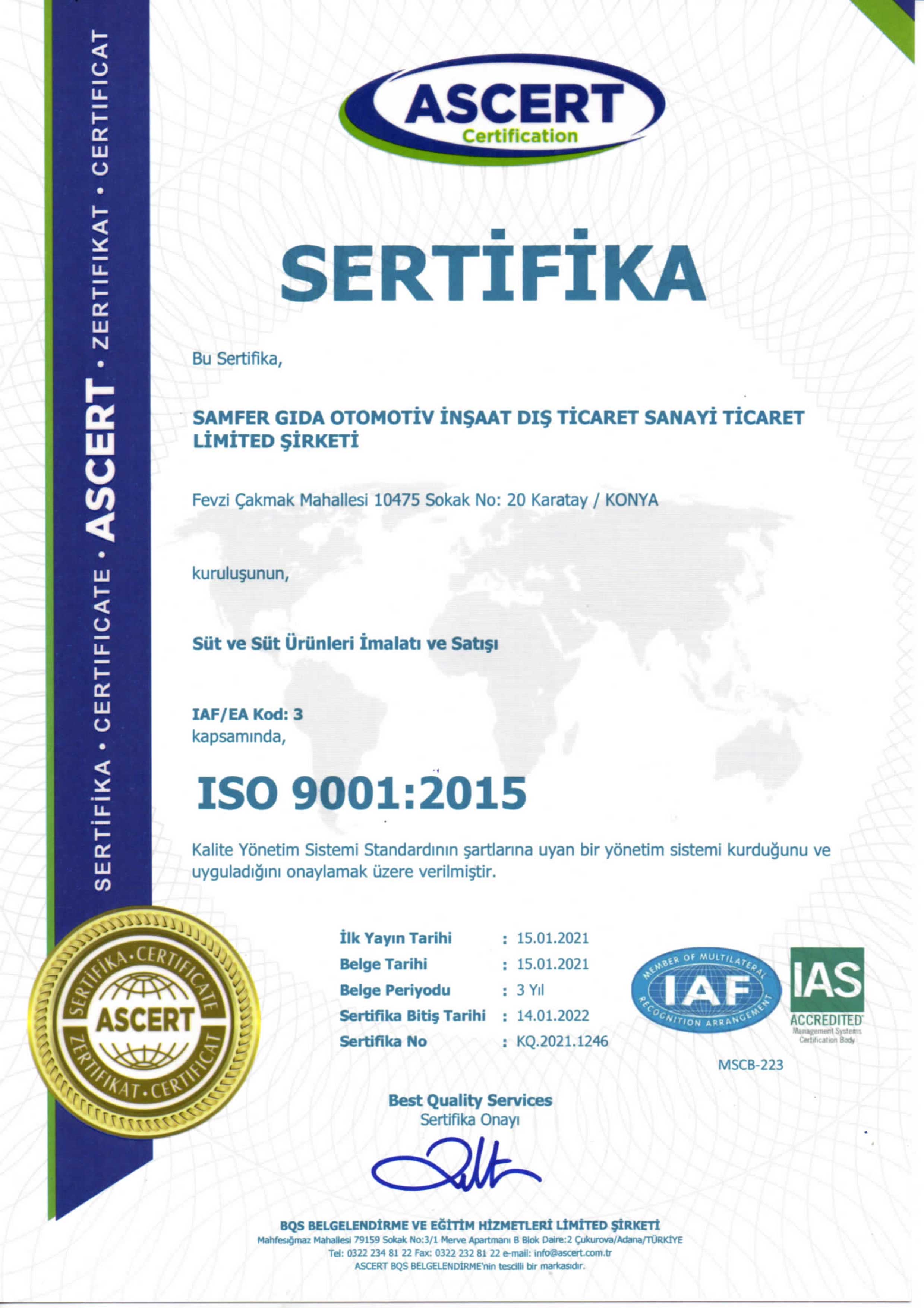 ISO 9001 - TR